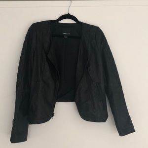 Trouve Leather Moto Jacket